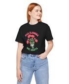 Pick Flowers Not Fights (Modern) Unisex Tee Shirt - Certified Organic & Vegan