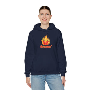 Neurospicy Flaming Peppers Unisex Heavy Blend Hooded Sweatshirt Hoodie