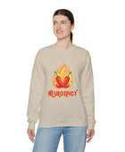 Neurospicy Flaming Peppers Unisex Heavy Blend Crewneck Sweatshirt