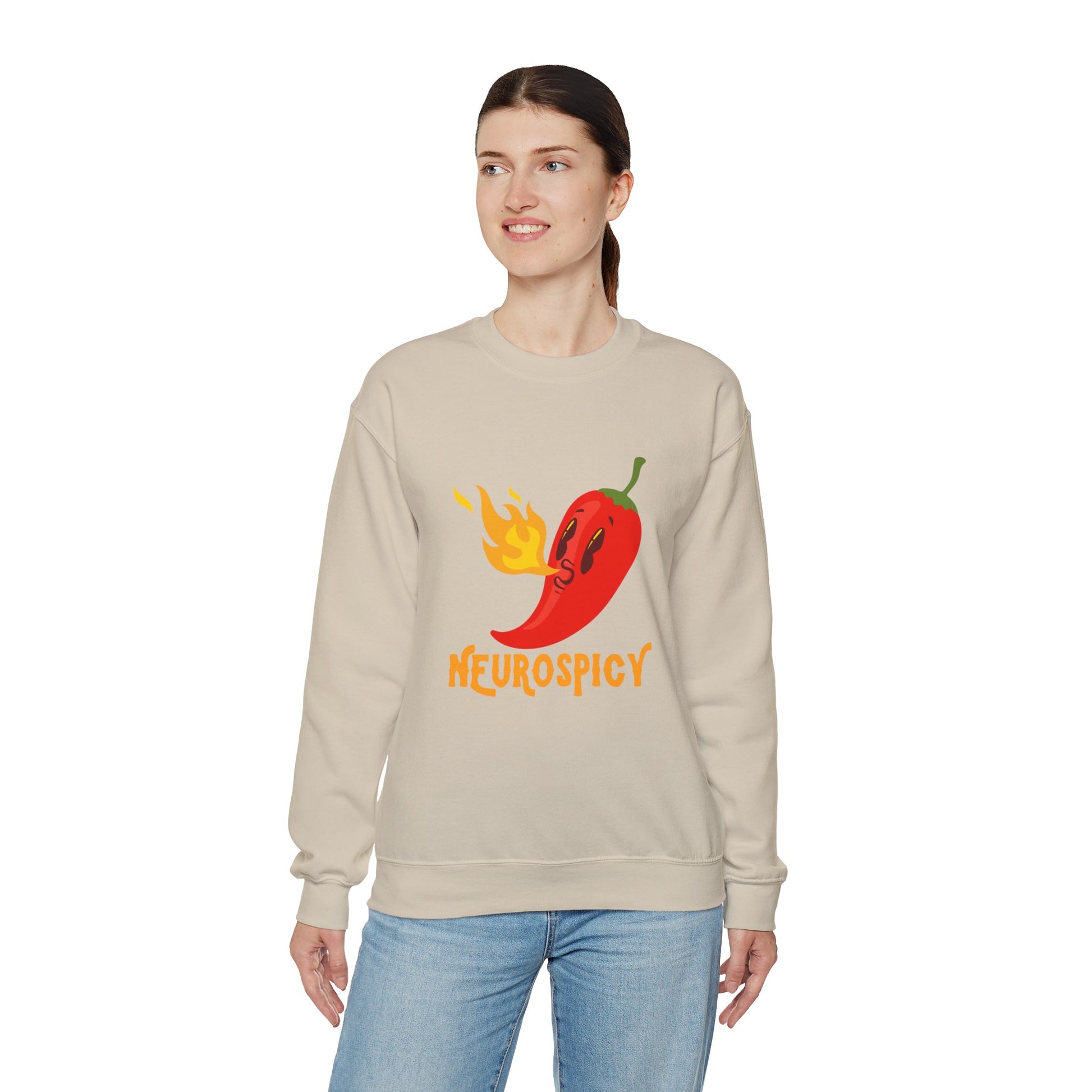 Neurospicy Unisex Heavy Blend Crewneck Sweatshirt