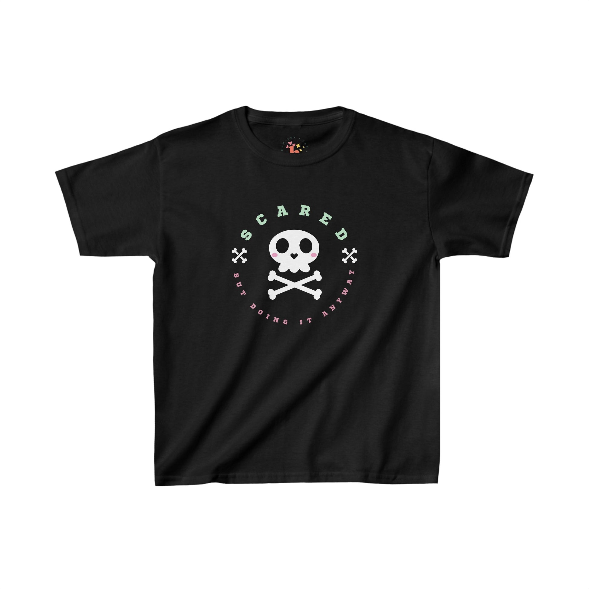 Scared But Doing It Anyway Kids Heavy Cotton Tee