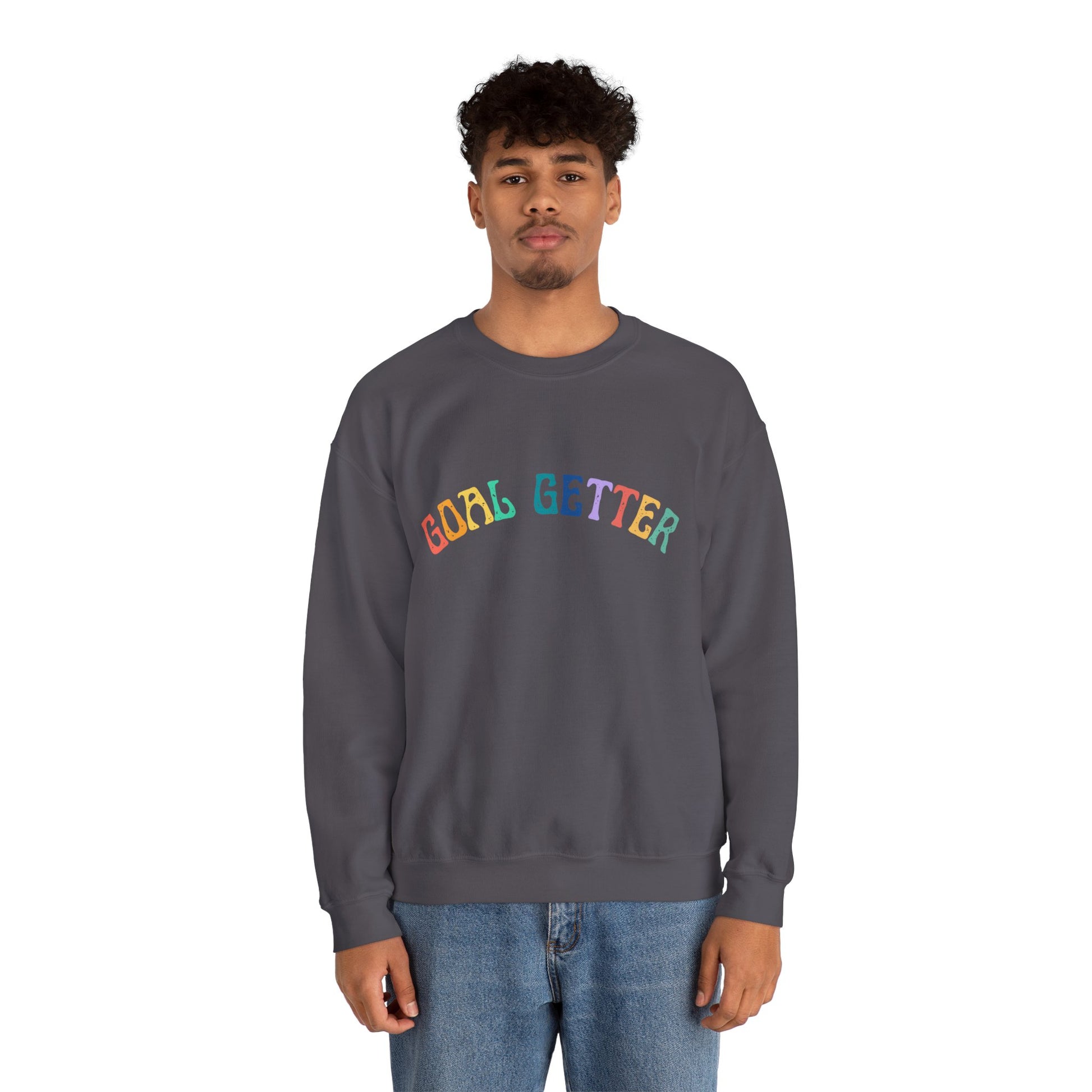 Goal Getter Unisex Heavy Blend Crewneck Sweatshirt (11 colours, up to 5xl)