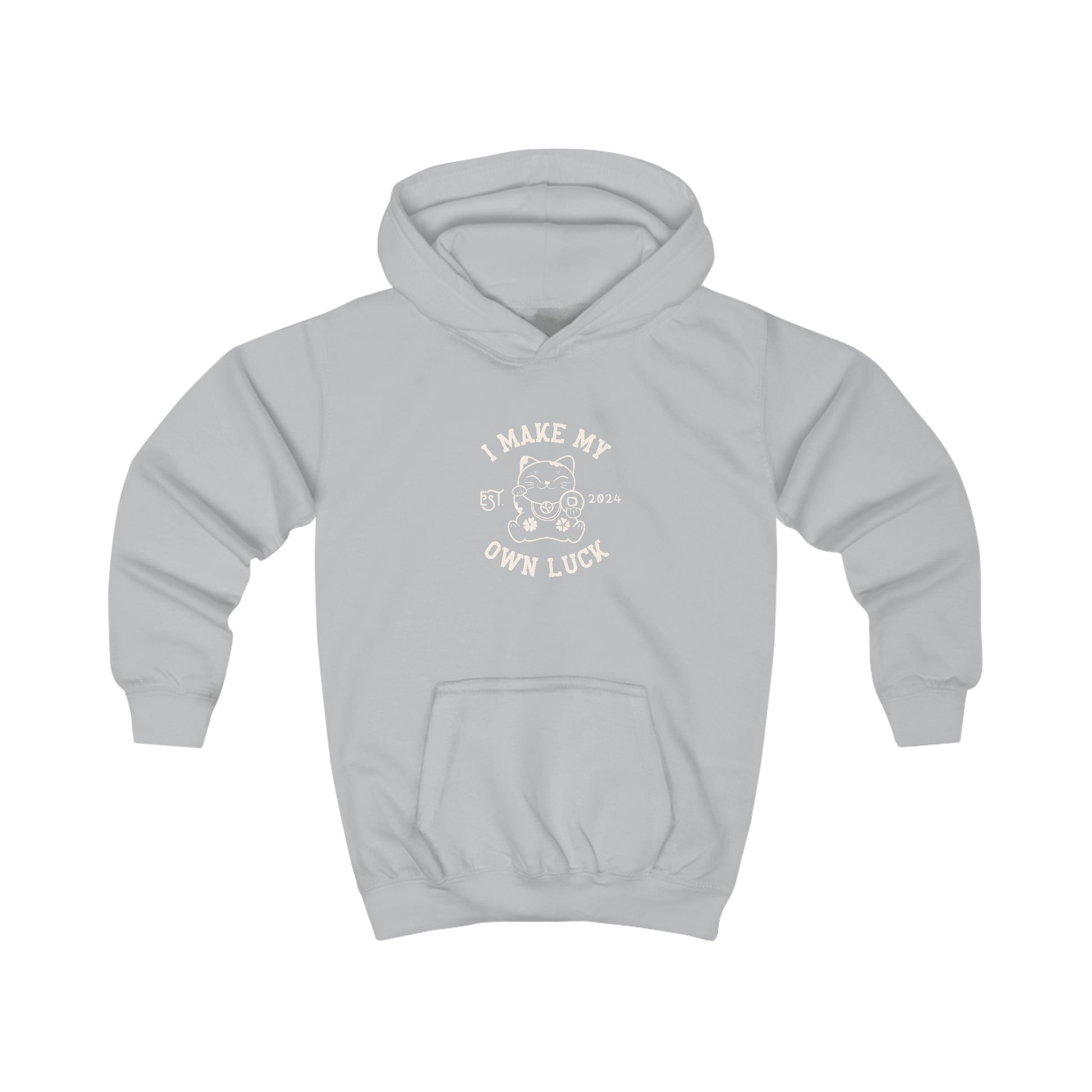 I Make My Own Luck Kids Hooded Sweatshirt