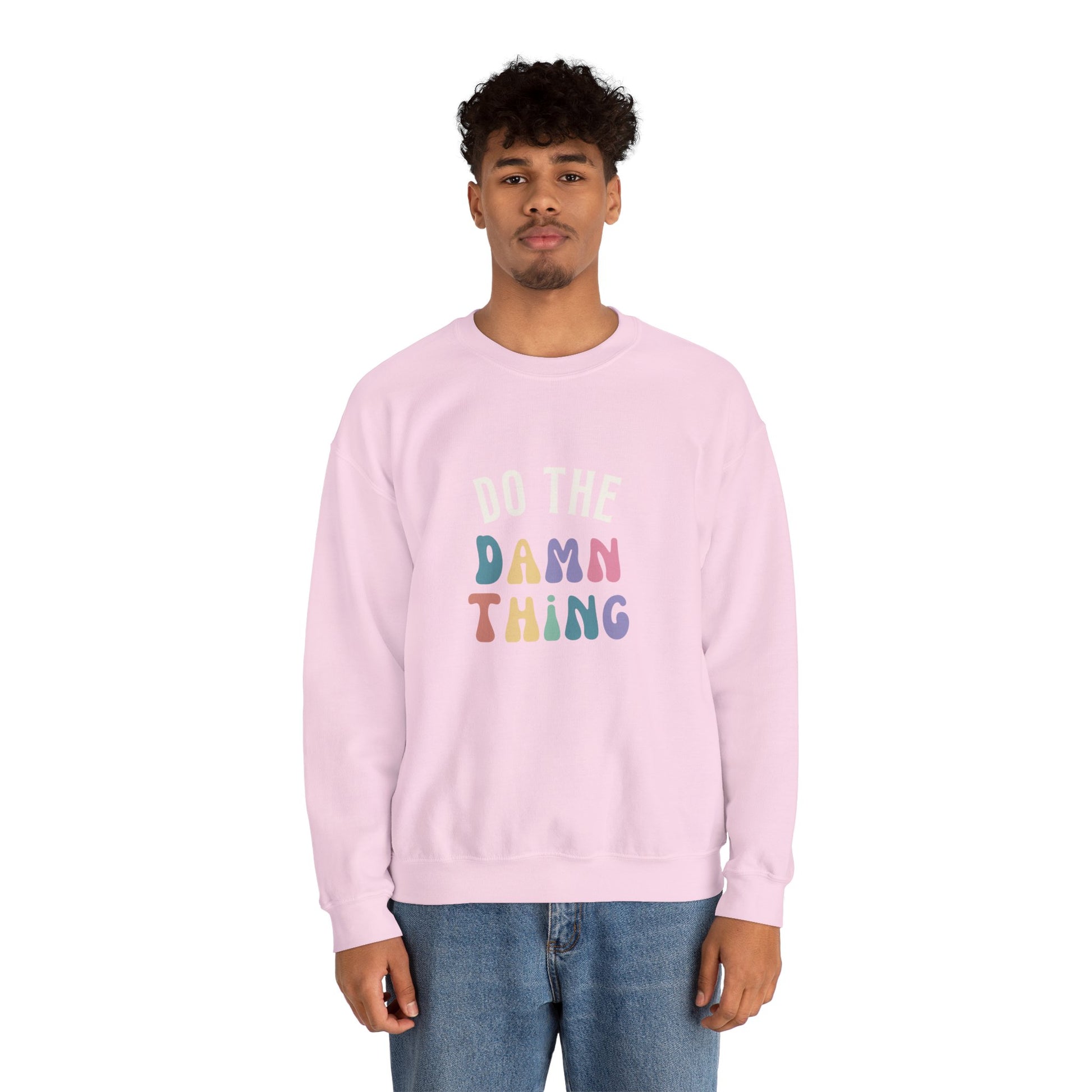 Do the Damn Thing Unisex Heavy Blend Crewneck Sweatshirt