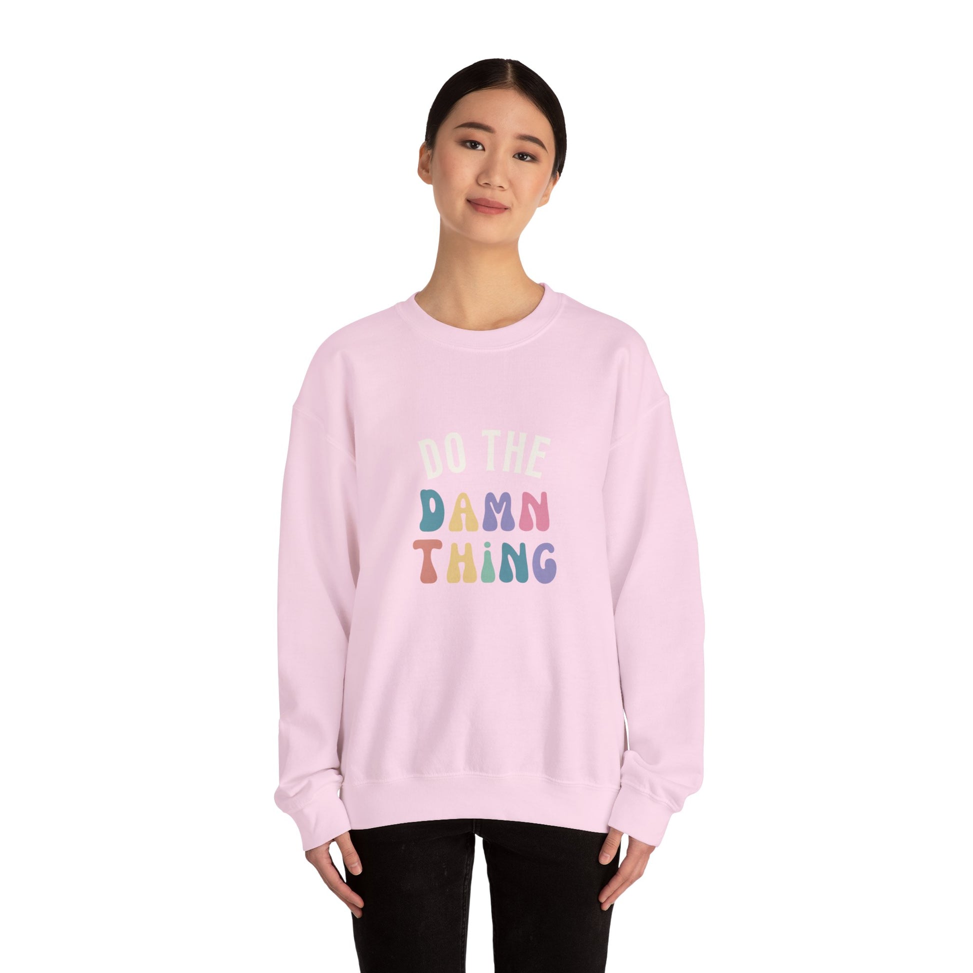 Do the Damn Thing Unisex Heavy Blend Crewneck Sweatshirt