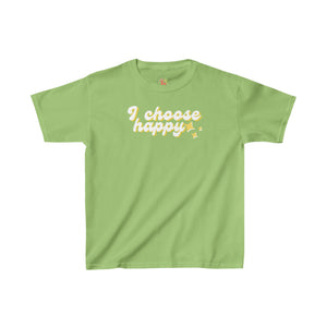 I Choose Happy Kids Heavy Cotton Tee