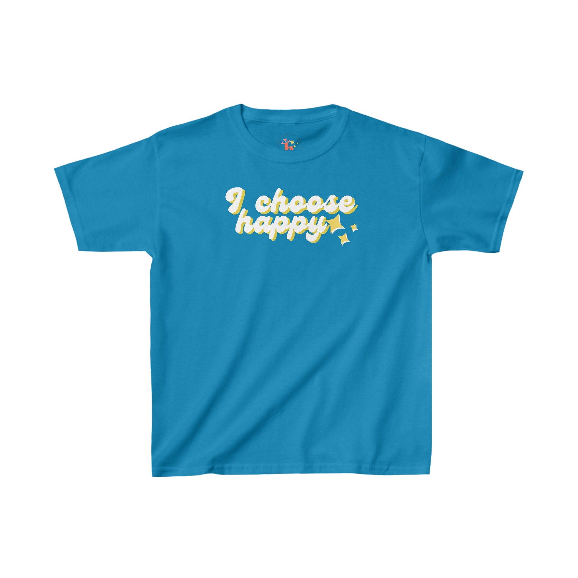 I Choose Happy Kids Heavy Cotton Tee