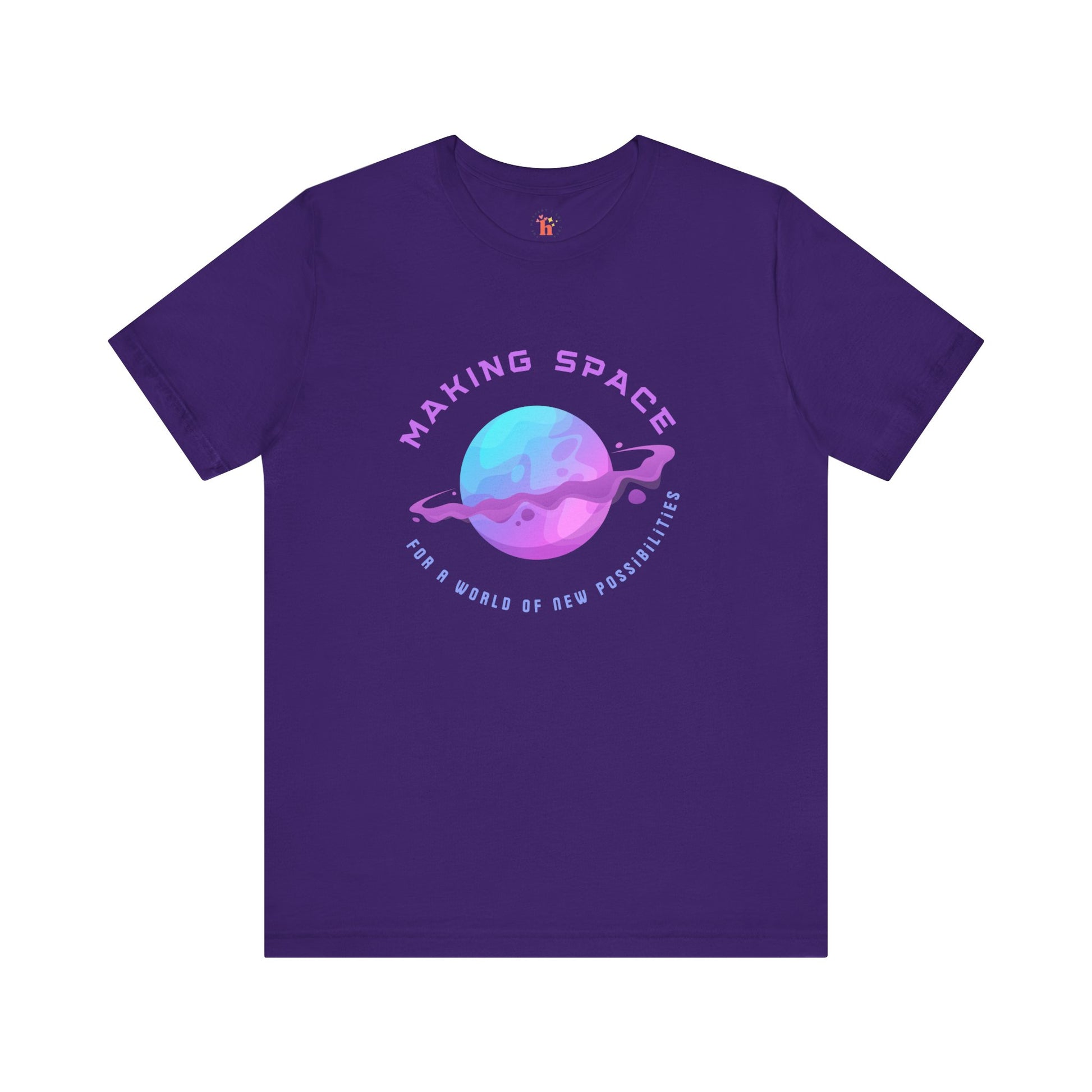 Making Space for New Possibilities Vegan Organic Unisex T-shirt