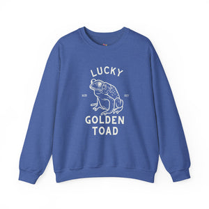 Lucky Golden Toad Unisex Heavy Blend Crewneck Sweatshirt