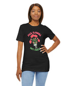 Pick Flowers Not Fights (Modern) Unisex Tee Shirt - Certified Organic & Vegan