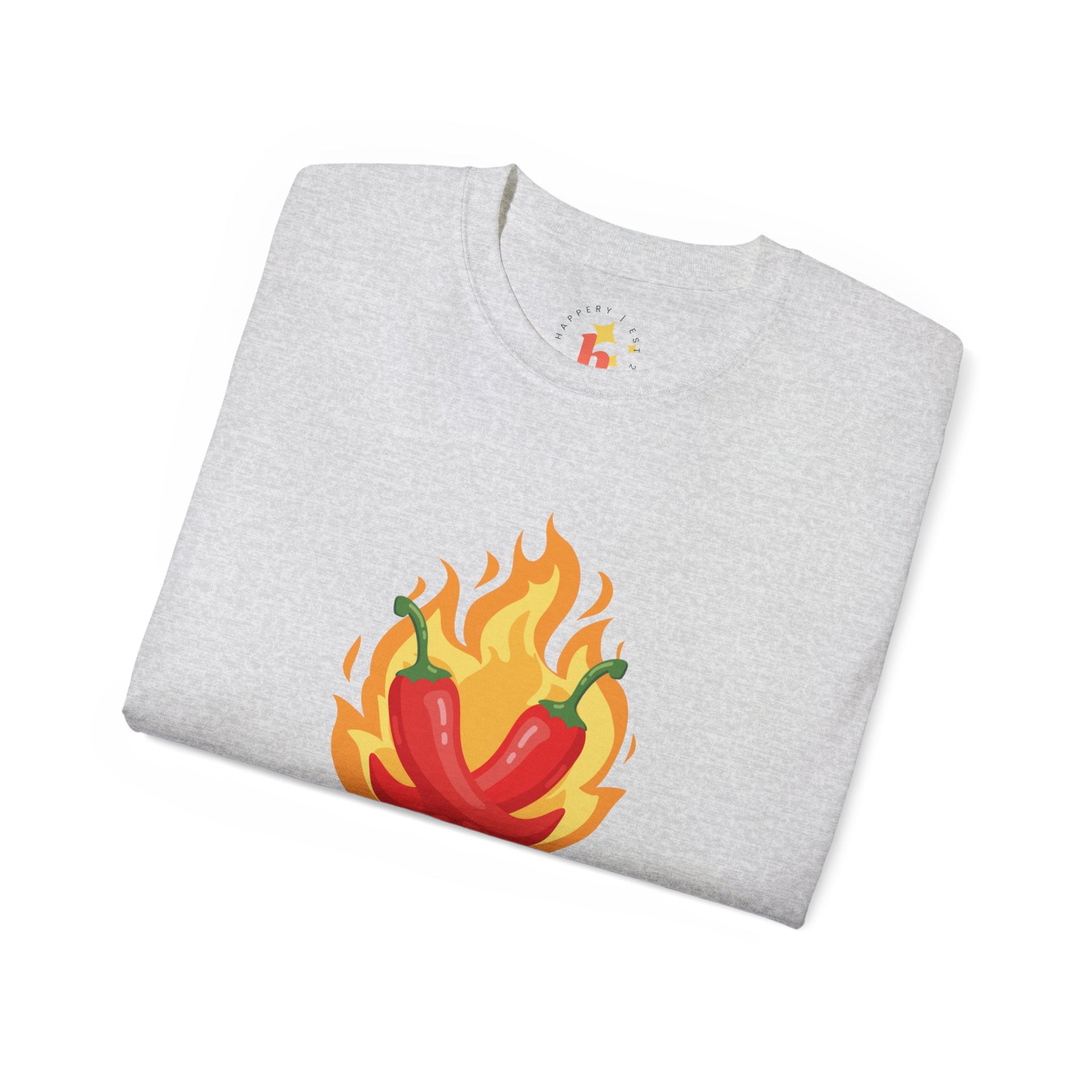 Neurospicy Flaming Peppers Unisex Ultra Cotton Tee