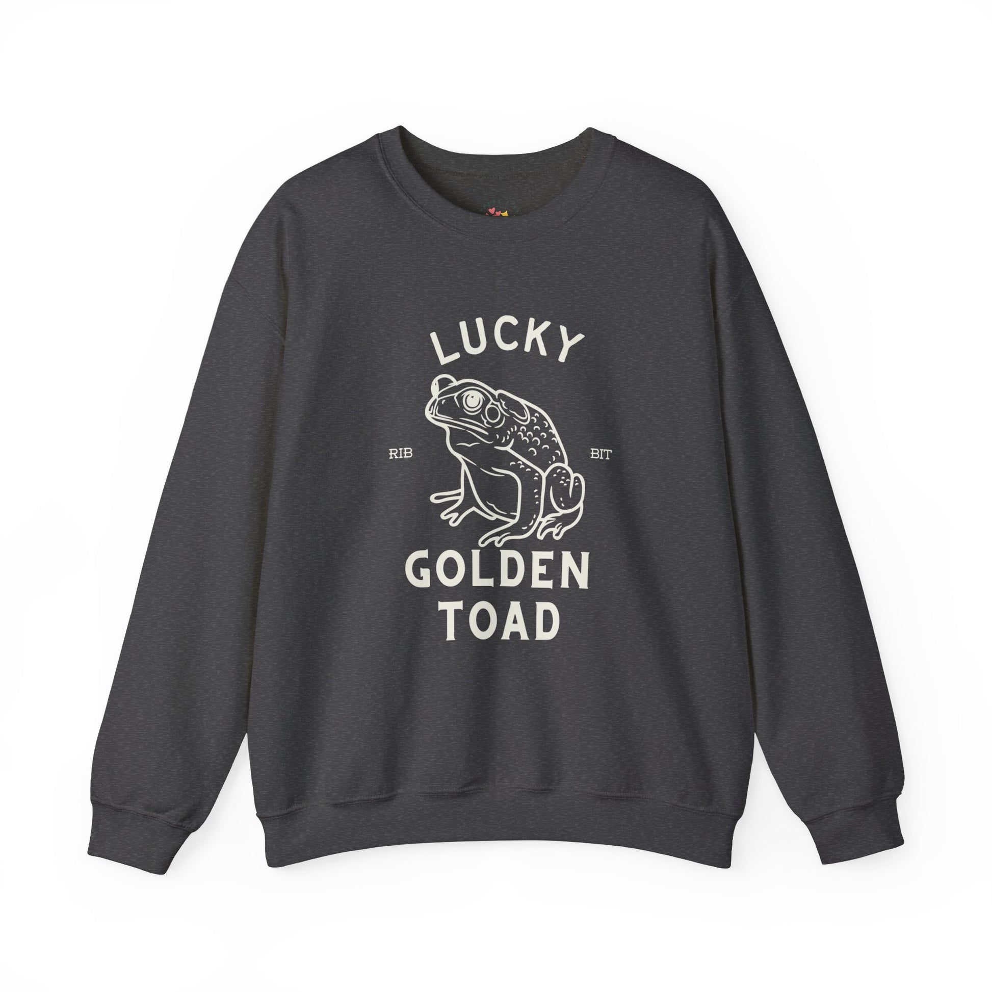 Lucky Golden Toad Unisex Heavy Blend Crewneck Sweatshirt