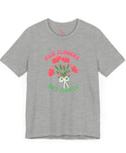 Pick Flowers Not Fights (Modern) Unisex Tee Shirt - Certified Organic & Vegan