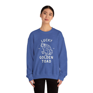 Lucky Golden Toad Unisex Heavy Blend Crewneck Sweatshirt