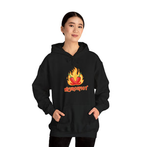 Neurospicy Flaming Peppers Unisex Heavy Blend Hooded Sweatshirt Hoodie