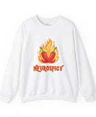 Neurospicy Flaming Peppers Unisex Heavy Blend Crewneck Sweatshirt