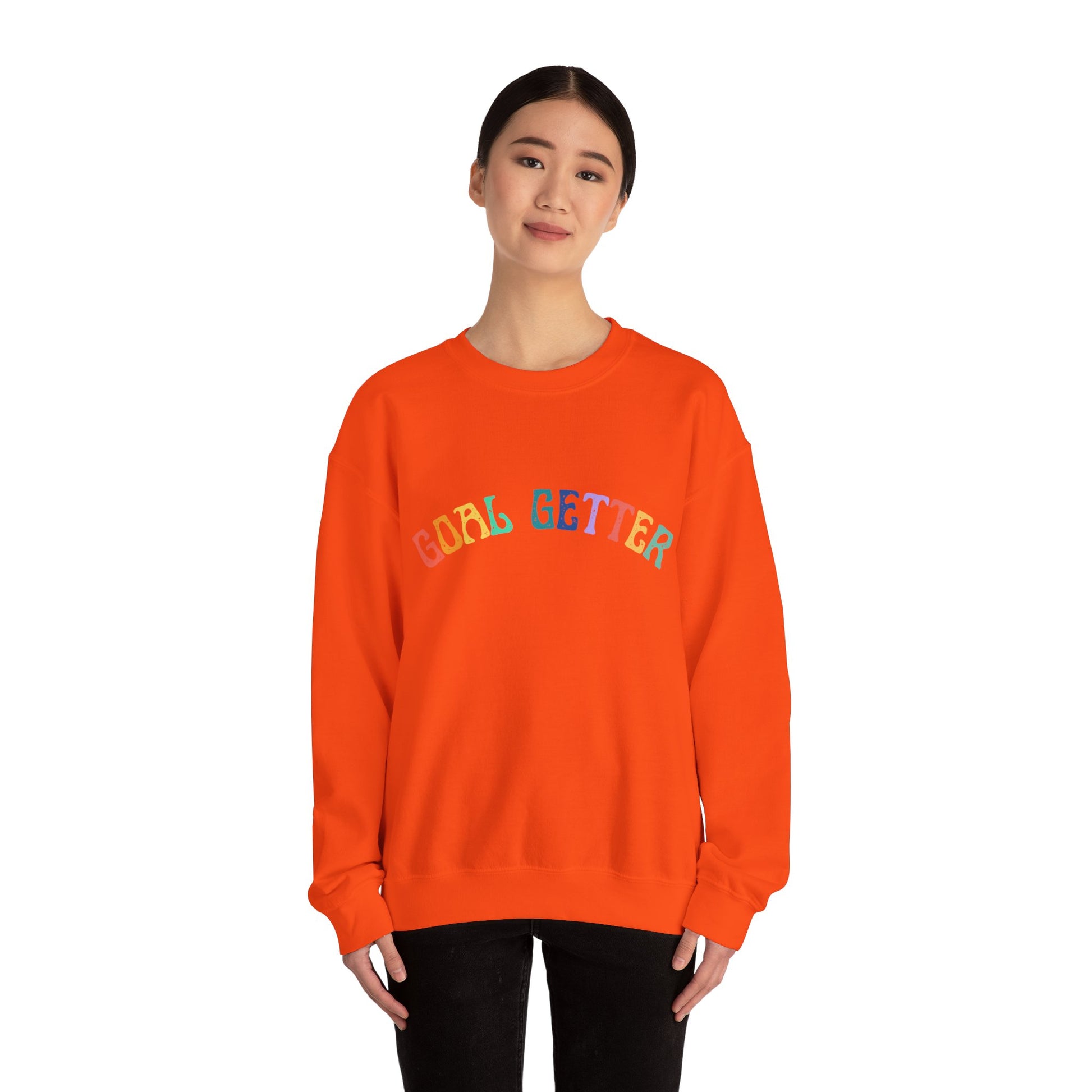 Goal Getter Unisex Heavy Blend Crewneck Sweatshirt (11 colours, up to 5xl)