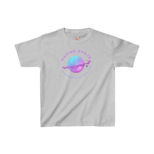 Making Space for a World of Possibilities Kids Heavy Cotton Tee