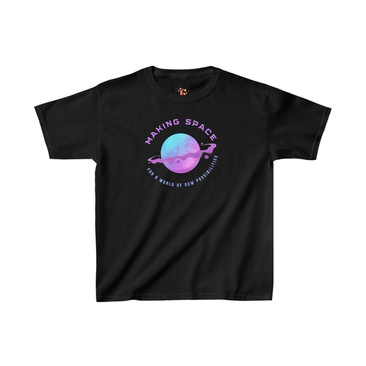 Making Space for a World of Possibilities Kids Heavy Cotton Tee