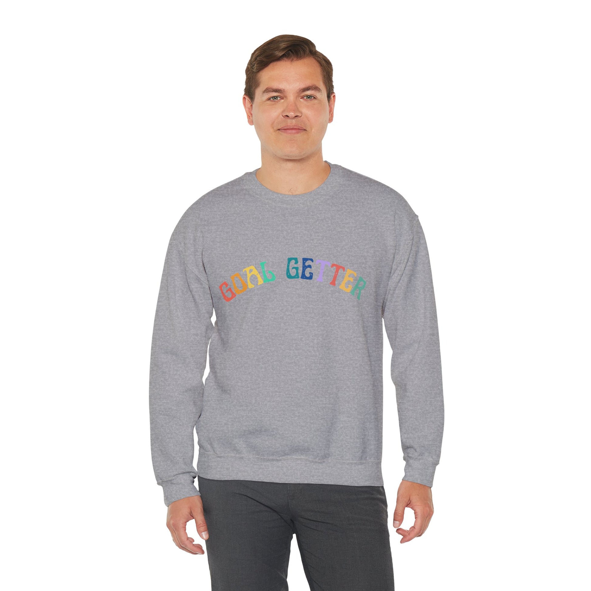 Goal Getter Unisex Heavy Blend Crewneck Sweatshirt (11 colours, up to 5xl)