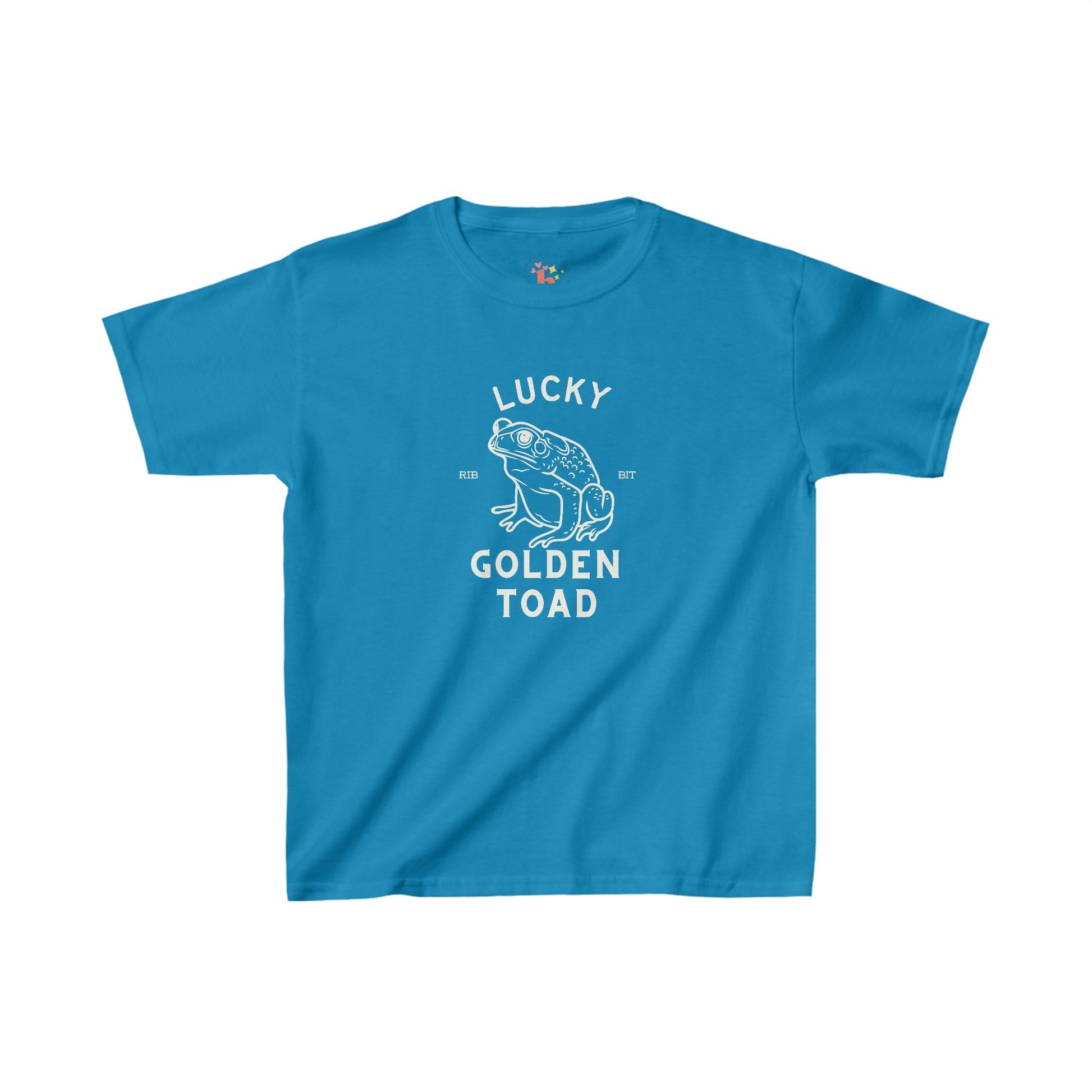 Lucky Golden Toad Kids Heavy Cotton Tee