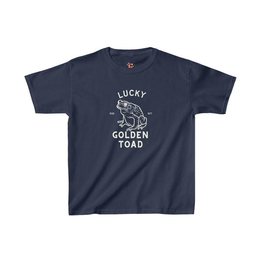 Lucky Golden Toad Kids Heavy Cotton Tee