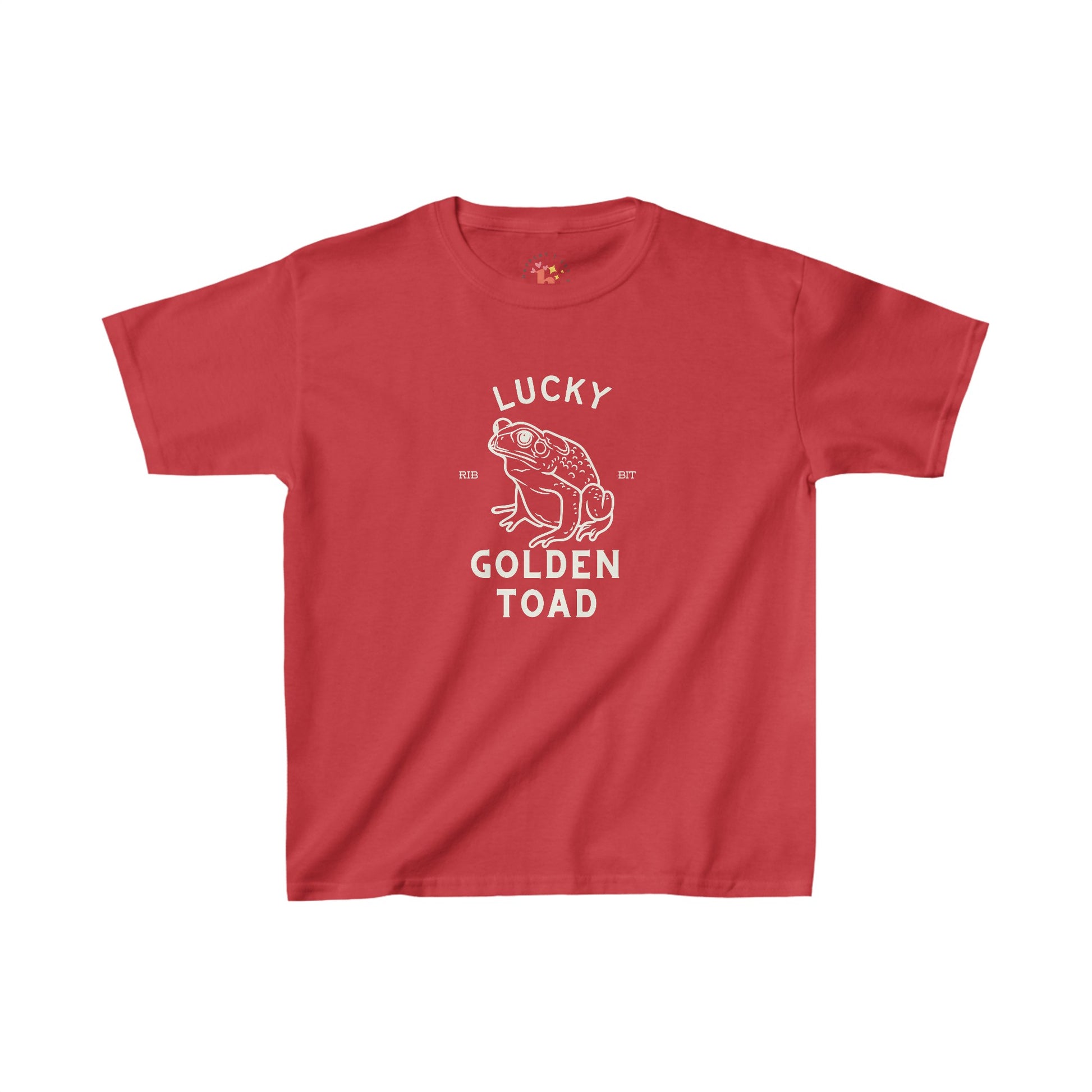 Lucky Golden Toad Kids Heavy Cotton Tee