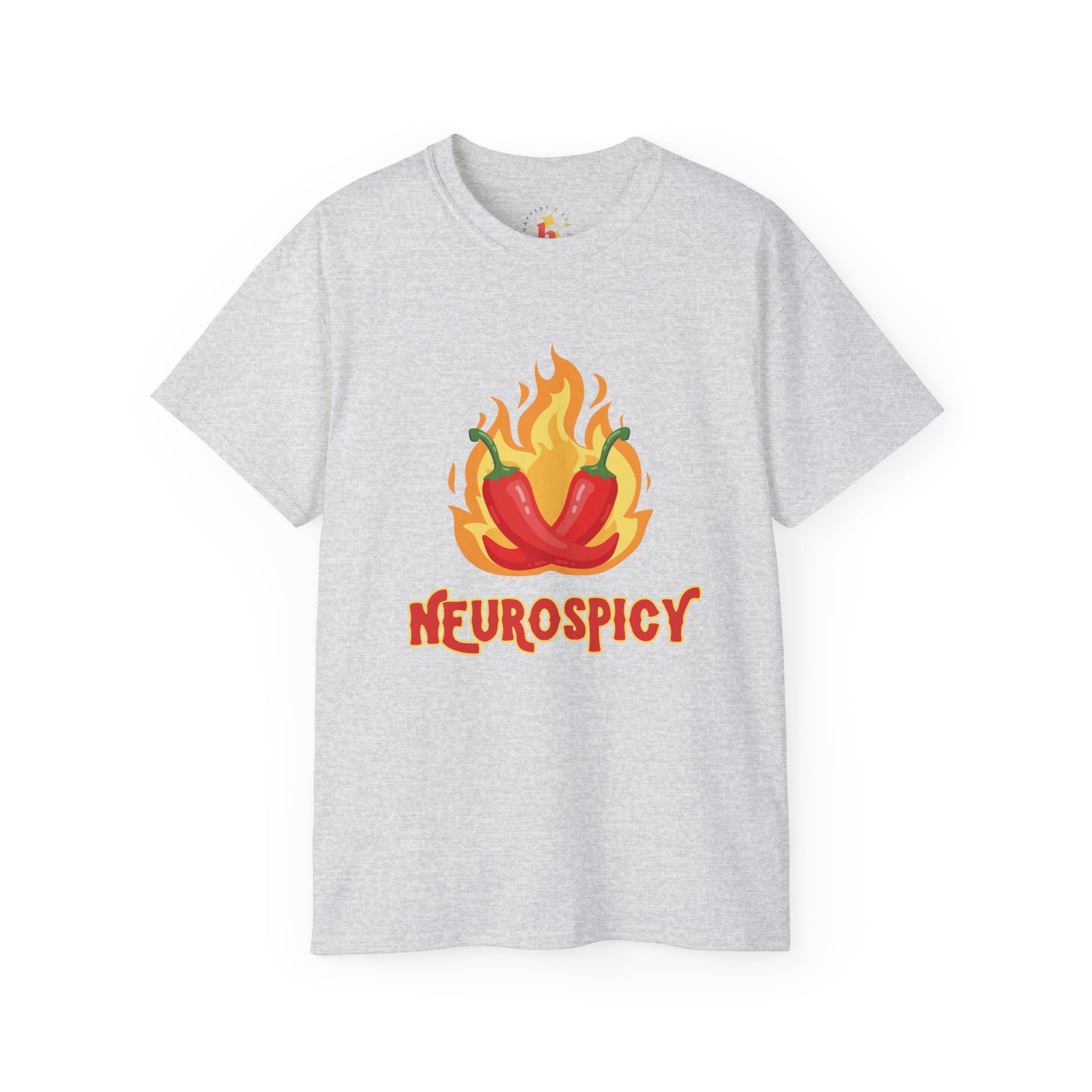 Neurospicy Flaming Peppers Unisex Ultra Cotton Tee