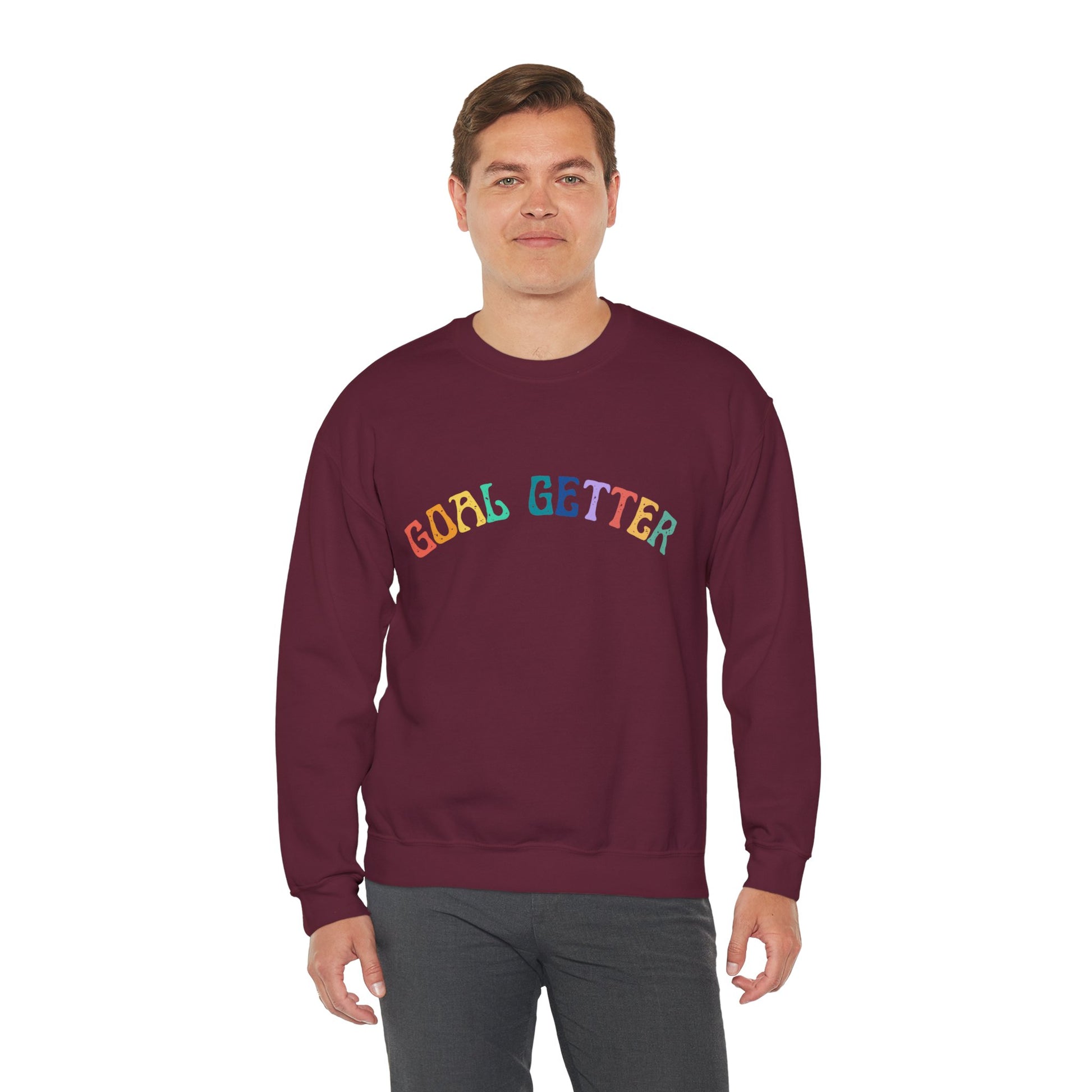 Goal Getter Unisex Heavy Blend Crewneck Sweatshirt (11 colours, up to 5xl)