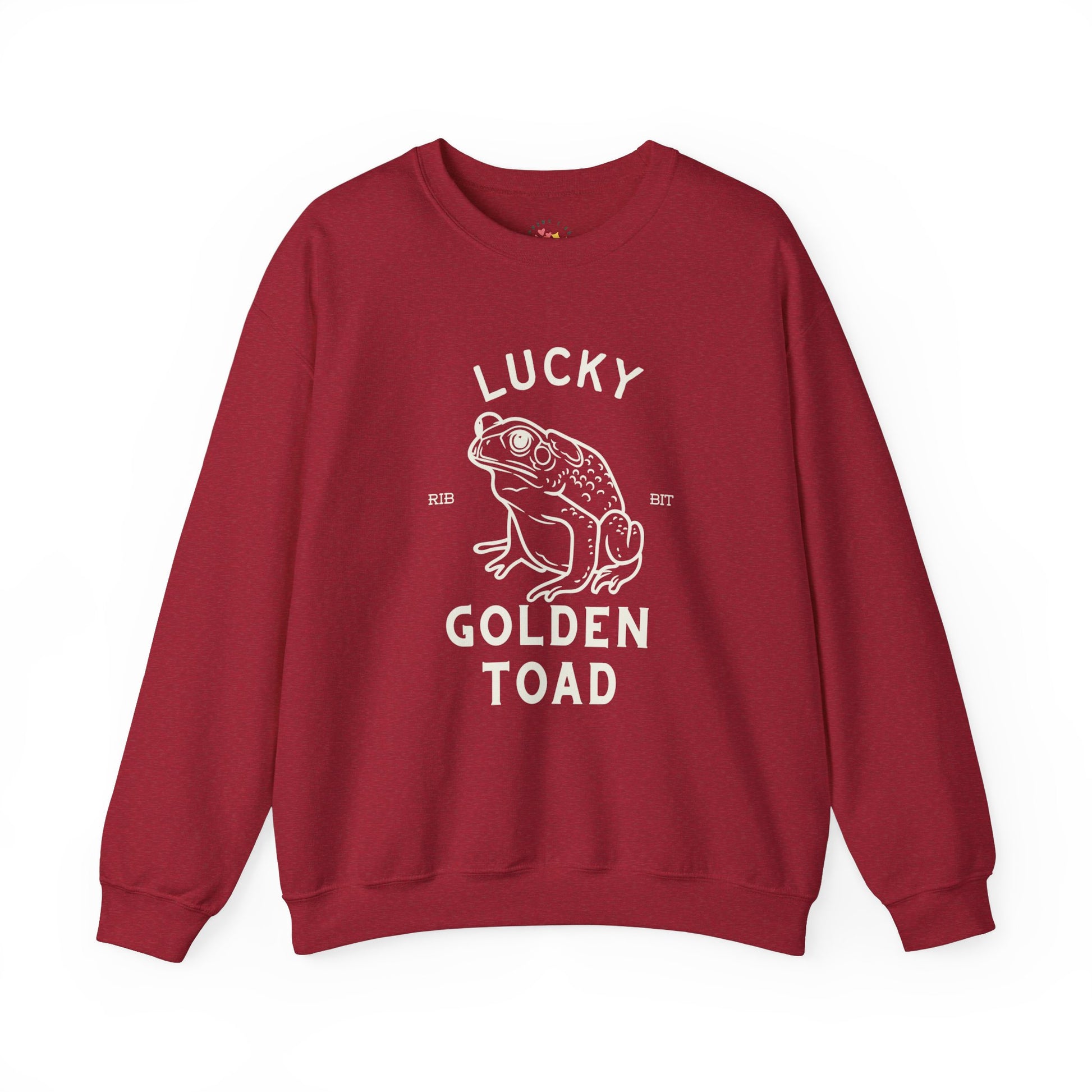 Lucky Golden Toad Unisex Heavy Blend Crewneck Sweatshirt