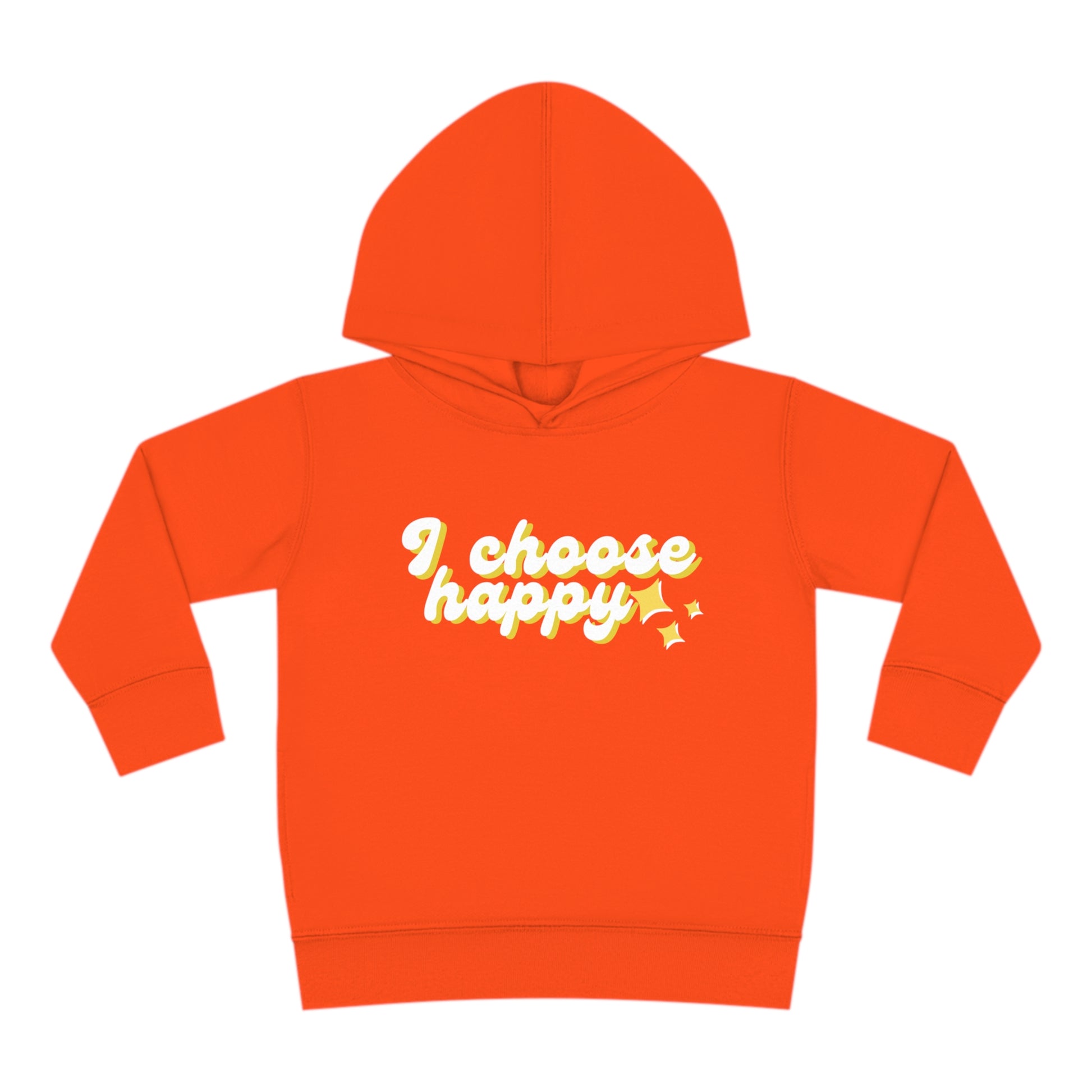 I Choose Happy Toddler Pullover Fleece Hoodie