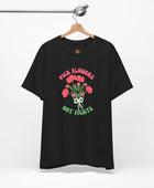 Pick Flowers Not Fights (Modern) Unisex Tee Shirt - Certified Organic & Vegan