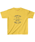 I Make My Own Luck Kids Heavy Cotton Tee