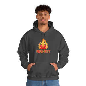 Neurospicy Flaming Peppers Unisex Heavy Blend Hooded Sweatshirt Hoodie