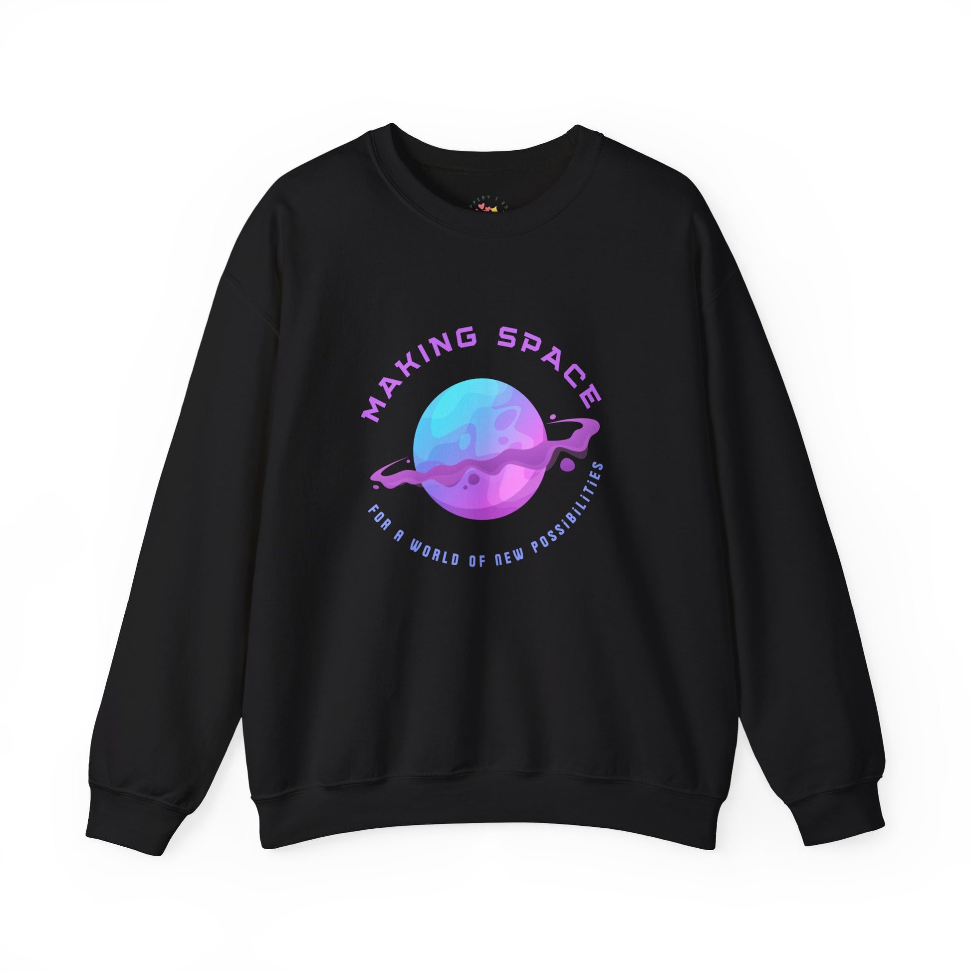 Making Space For a World of Possibilities Unisex Heavy Blend Crewneck Sweatshirt