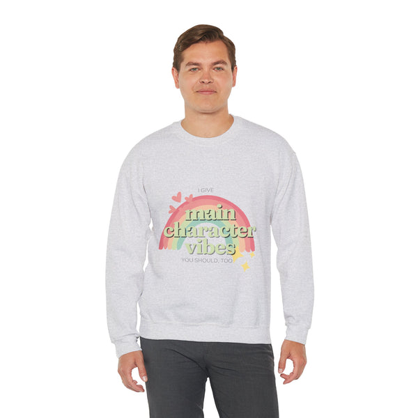 Main Character Vibes Unisex Heavy Blend Crewneck Sweatshirt