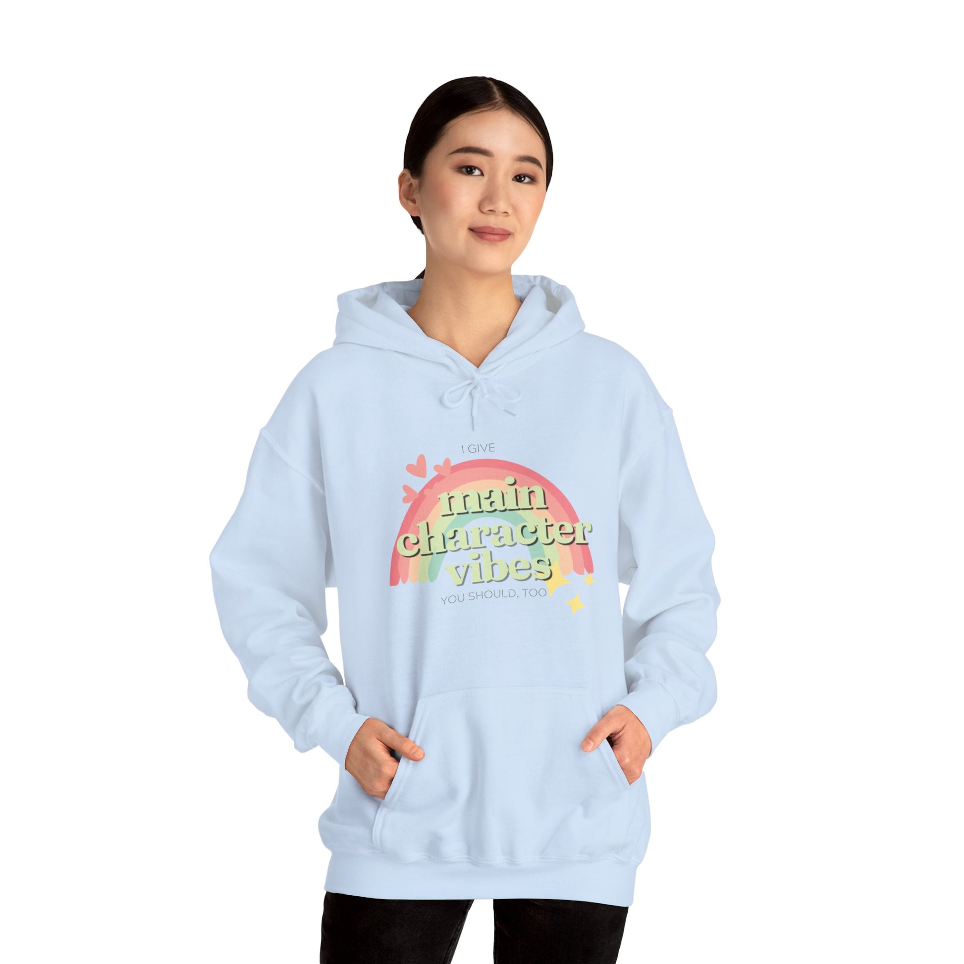 Main Character Vibes Unisex Heavy Blend Hooded Sweatshirt