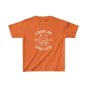 I Make My Own Luck Kids Heavy Cotton Tee