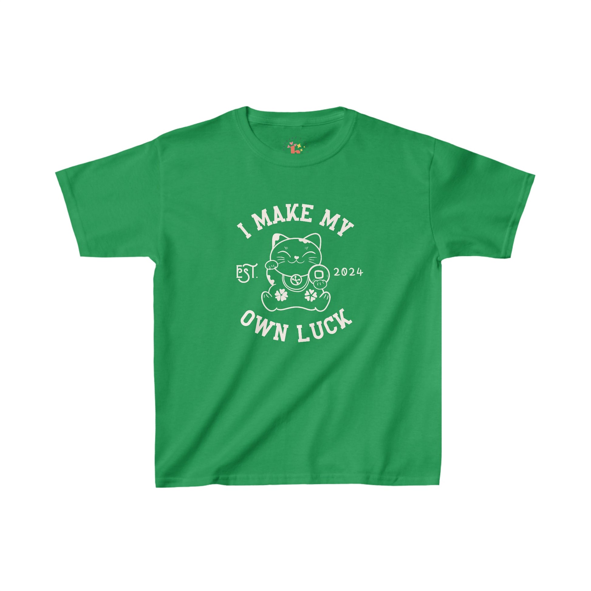 I Make My Own Luck Kids Heavy Cotton Tee