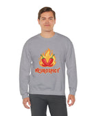 Neurospicy Flaming Peppers Unisex Heavy Blend Crewneck Sweatshirt