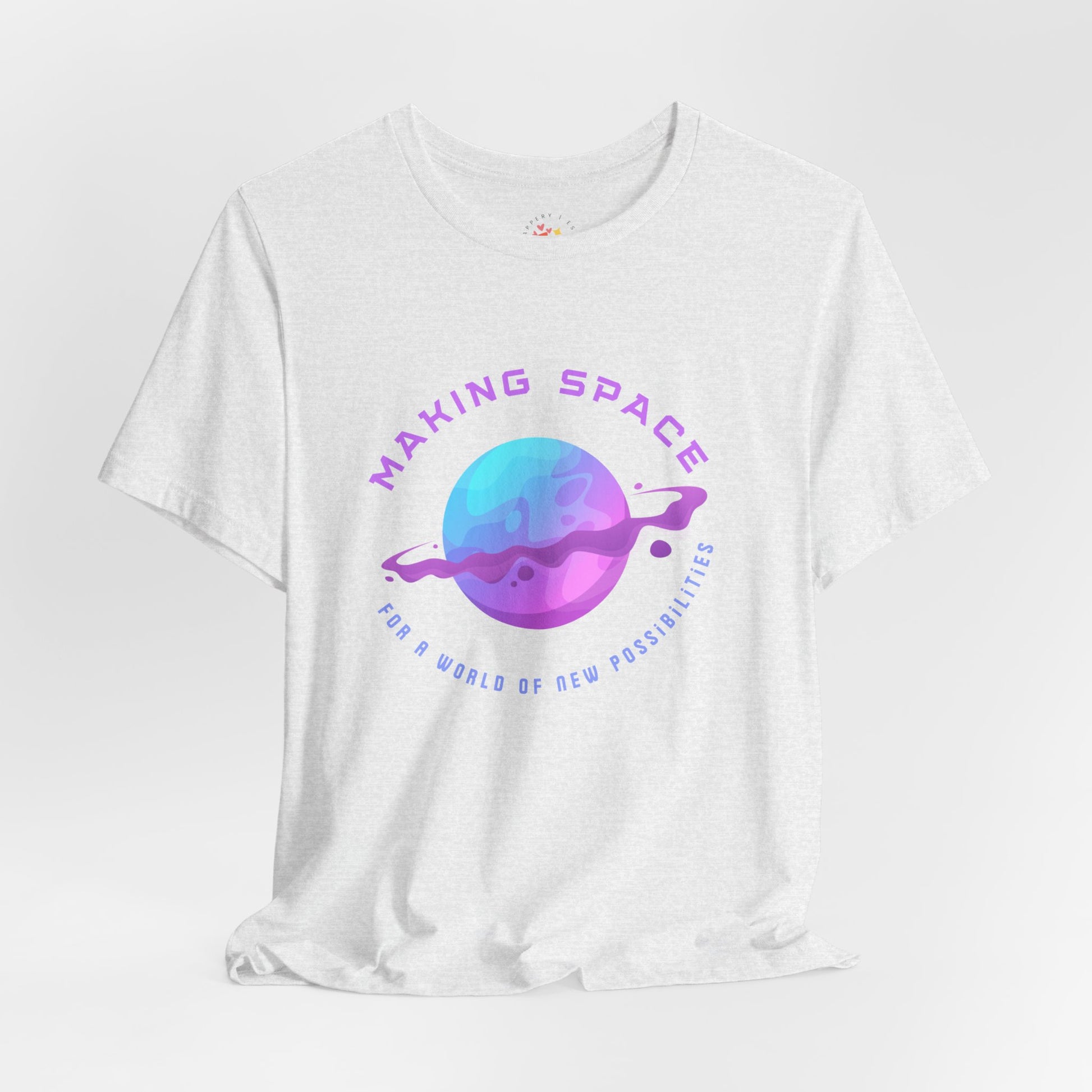 Making Space for New Possibilities Vegan Organic Unisex T-shirt