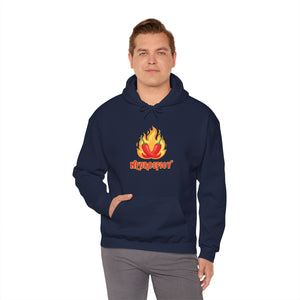 Neurospicy Flaming Peppers Unisex Heavy Blend Hooded Sweatshirt Hoodie