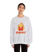 Neurospicy Flaming Peppers Unisex Heavy Blend Crewneck Sweatshirt