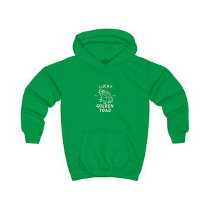 Lucky Golden Toad Kids Hooded Sweatshirt