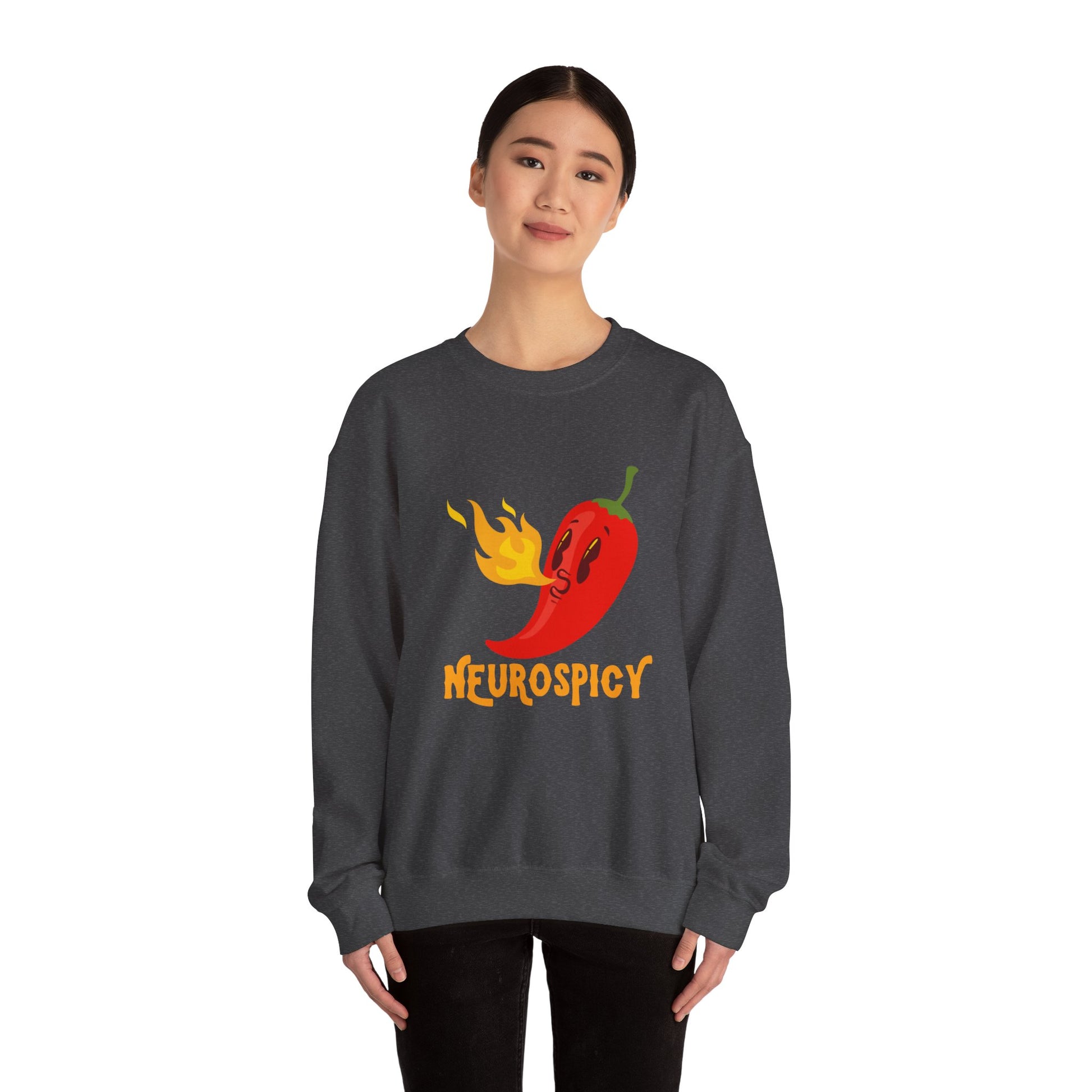 Neurospicy Unisex Heavy Blend Crewneck Sweatshirt