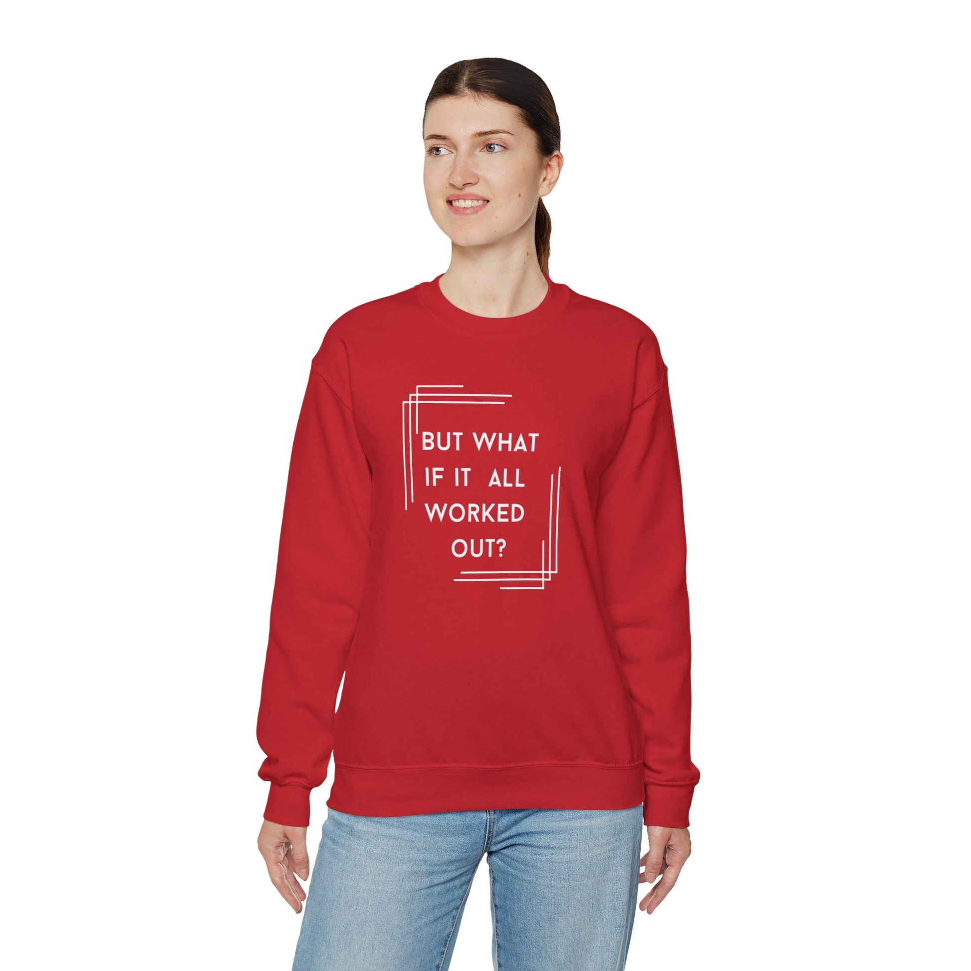 But What If It All Worked Out? Unisex Heavy Blend Crewneck Sweatshirt