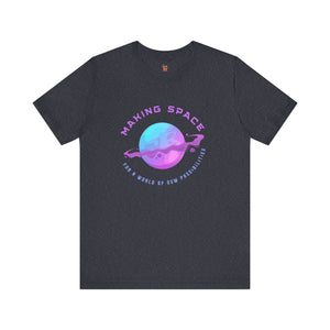 Making Space for New Possibilities Vegan Organic Unisex T-shirt