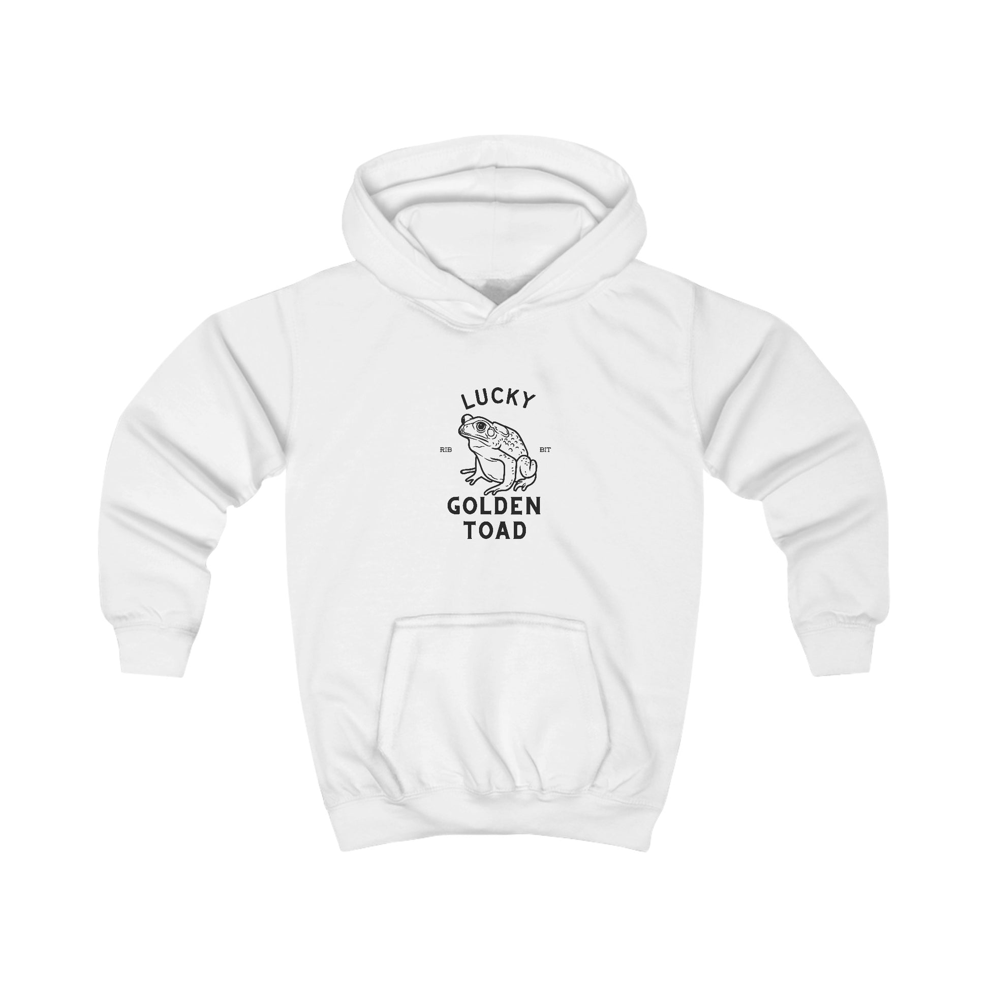 Lucky Golden Toad Kids Hooded Sweatshirt