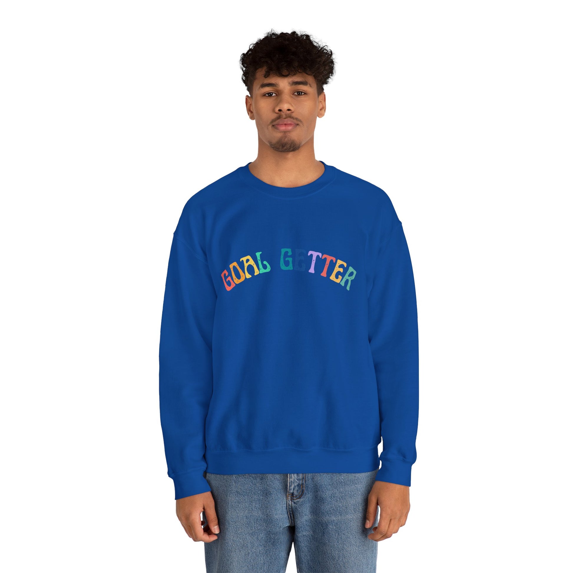 Goal Getter Unisex Heavy Blend Crewneck Sweatshirt (11 colours, up to 5xl)