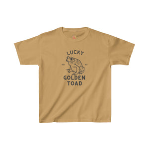 Lucky Golden Toad Kids Heavy Cotton Tee